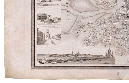 План Санкт-Петербурга. Германия. 1844.