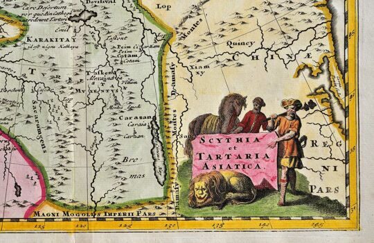 Ф. Клювер. Карта Скифии и Азиатской Тартарии. Лейден. 1697 (?).